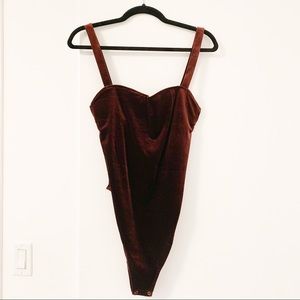 GOOD AMERICAN Velvet Bodysuit